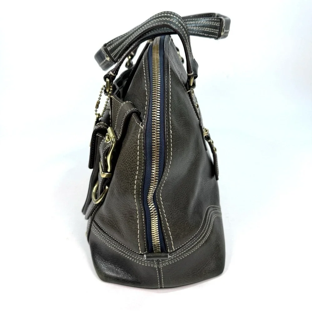 Coach Bag - Hamptons Vintage Miranda Leather Satchel Purse  - No 11085 2007 Y2K